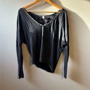 Free People “Santa Cruz” Long Sleeve Top